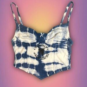 OMIGHTY Fairyland Corset Cami blue-white tie dye